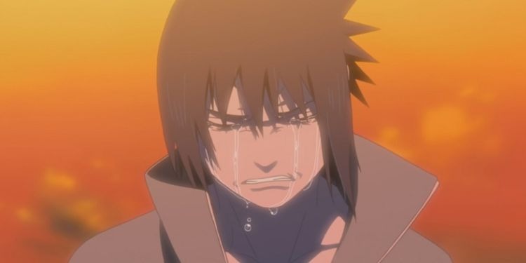 naruto sasuke crying after itach